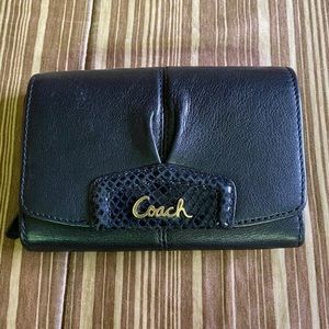 Real leather Coach wallet